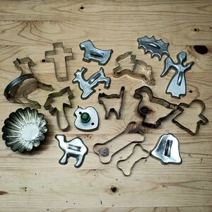 Vintage Metal Cookie Cutter Bundle